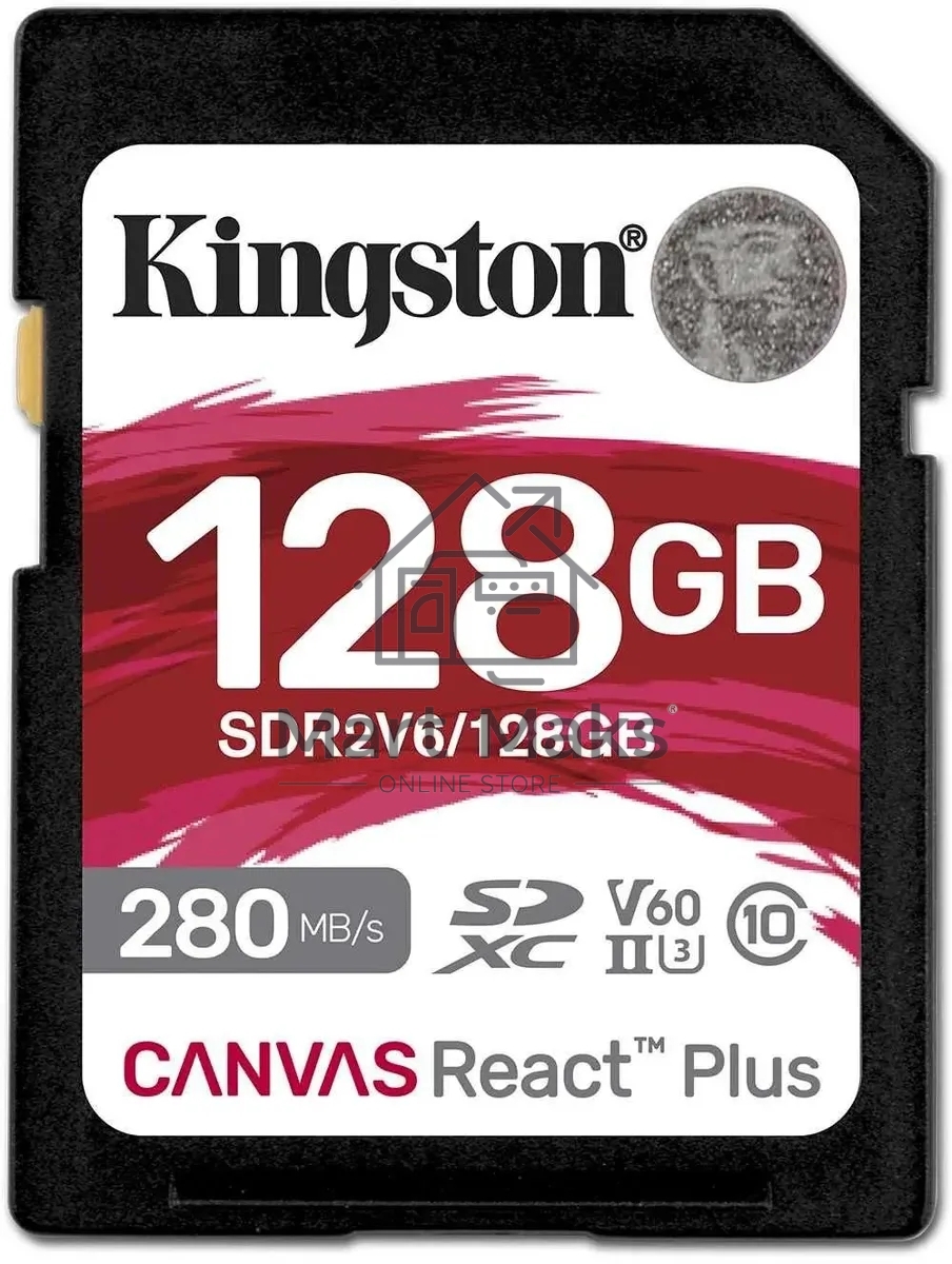 Флеш карта SDXC Kingston SDR2V6/128GB Canvas React Plus w/o adapter 128GB