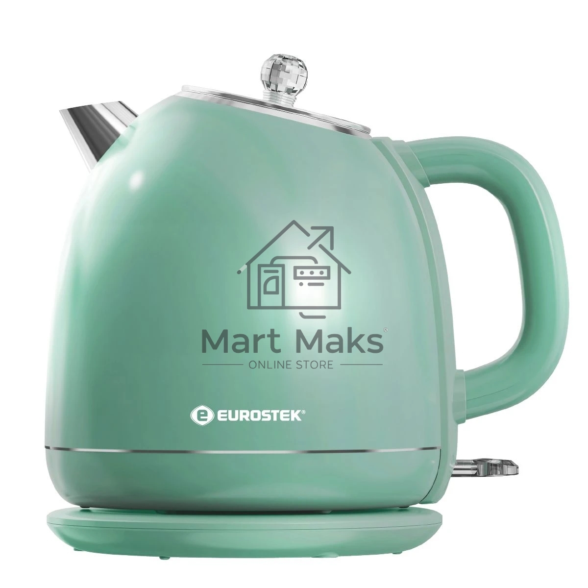 Чайник электрический Eurostek EEK-1841 1,7 л, 2200 Вт, зеленый