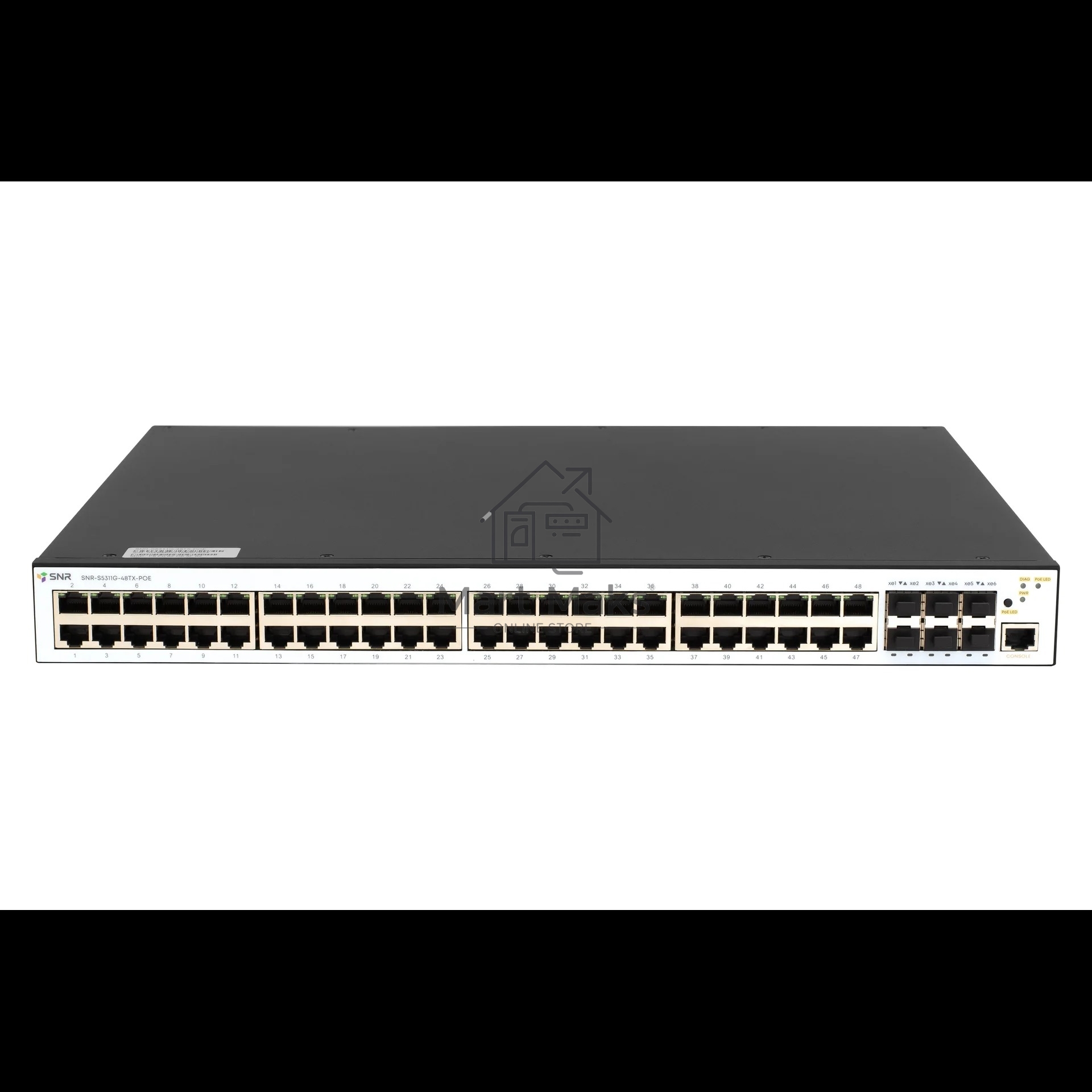 Управляемый PoE коммутатор уровня 2+ SNR-S5311G-48TX-POE