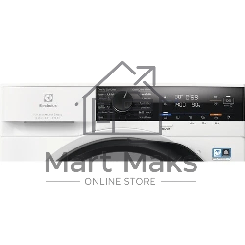 стирально-сушильная машина Electrolux EW7W4492E белый, загрузка фронтальная 9 кг, 1400 об/мин., класс: D