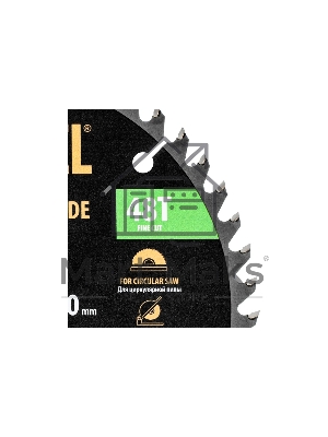 Пильный диск по дереву Denzel ф190 х 30 мм, 48 зубьев, тонкий