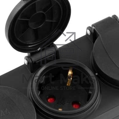 Сетевой фильтр Buro 300MDP-3-B 3 м, 3 розетки, черный, коробка