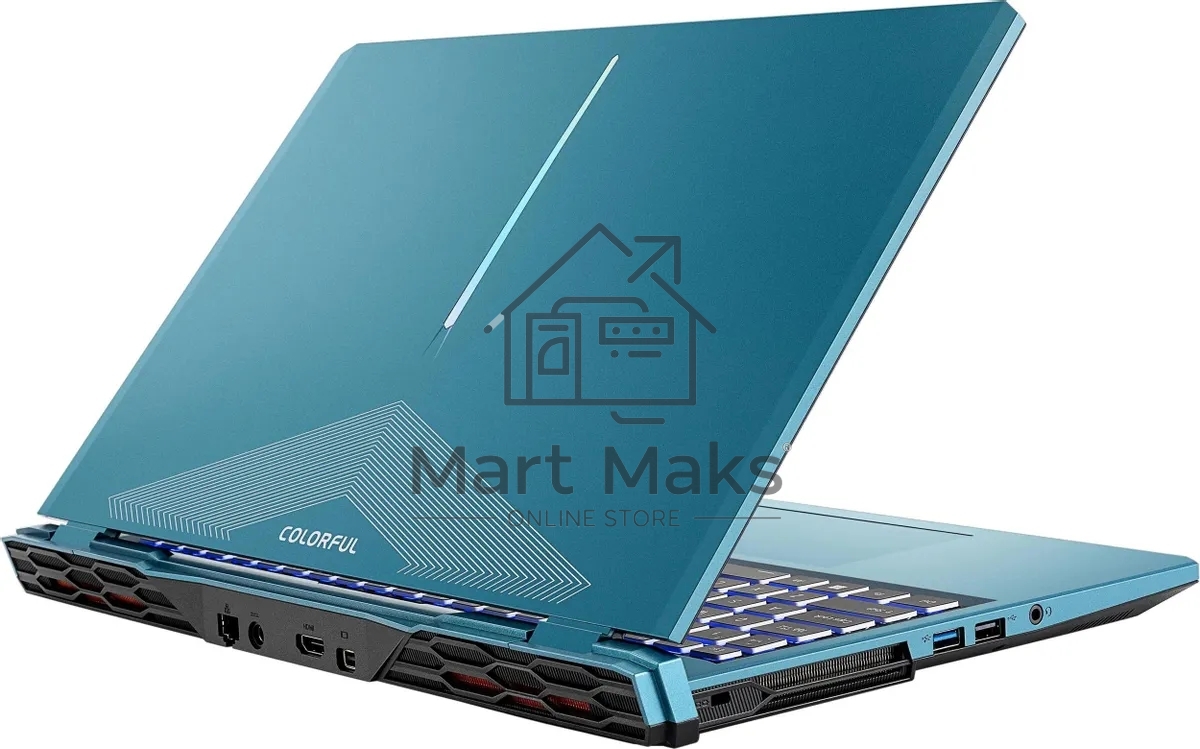 Ноутбук Colorful P15 23 синий Intel Core i5-12450H/16Gb/SSD512Gb/RTX 4050 6Gb/15.6