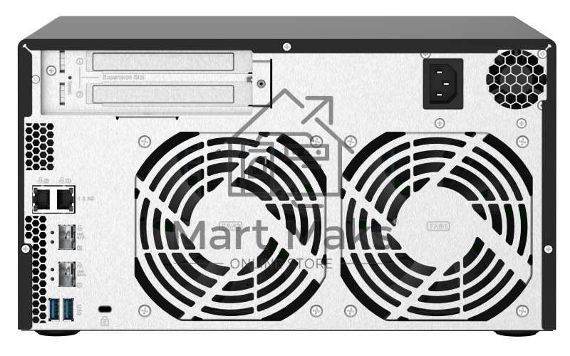 Сетевое хранилище без дисков SMB QNAP TS-832PX-4G 8-Bay NAS, AL324 64-bit quad-core 1.7GHz, 4GB DDR4 SODIMM RAM (up to 1x16 GB), 8 x 3.5
