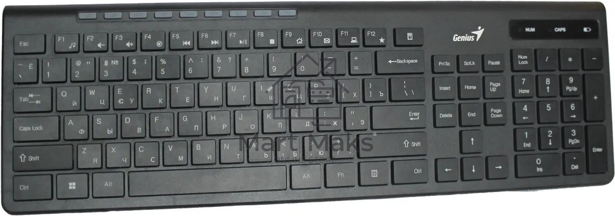 Клавиатура Genius SlimStar 7230 беспроводная, USB, Радиоканал, черный