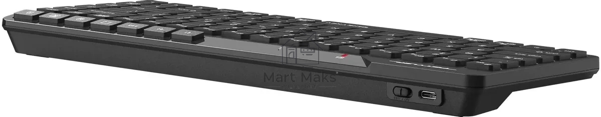 Клавиатура A4Tech Fstyler FBK26C AS беспроводная, USB, Bluetooth/Радиоканал, черный