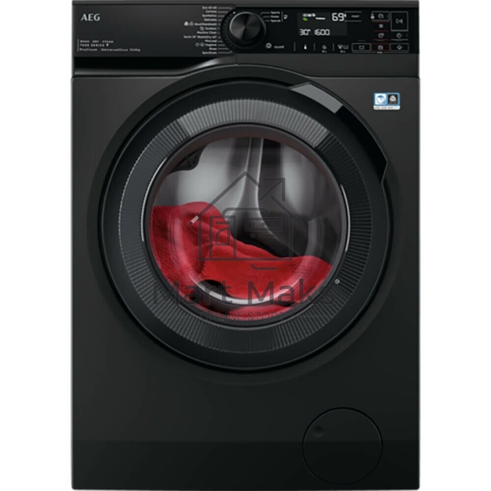 Стирально-сушильная машина AEG LWR73166OE черный, загрузка фронтальная 10 кг, 1600 об/мин., класс: А