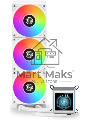 Система жидкостного охлаждения Lian-Li Galahad II LCD 360 ARGB белый 120мм алюминий+медь 2450rpm 30db 4-pin