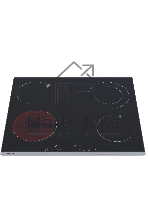 Варочная поверхность Krona Luna черный/нержавеющая сталь