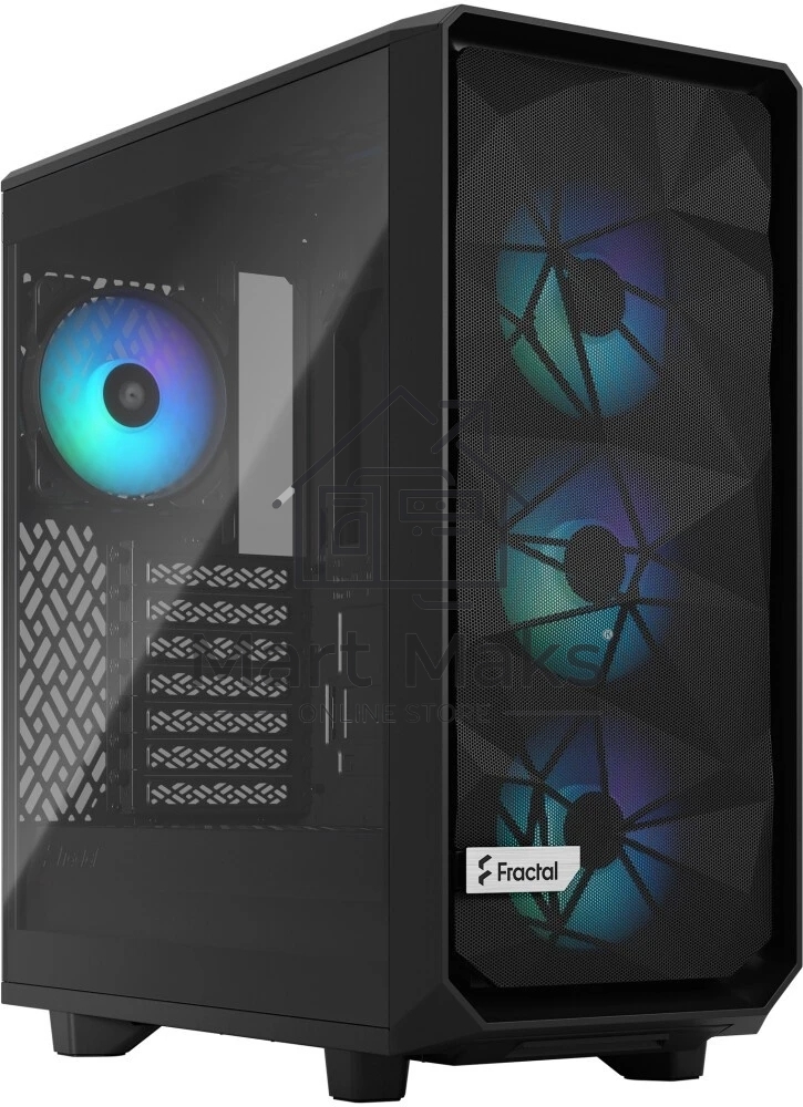 Компьютерный корпус Fractal Design Meshify 2 Compact Lite RGB Black TG Light Tint / FD-C-MEL2C-05