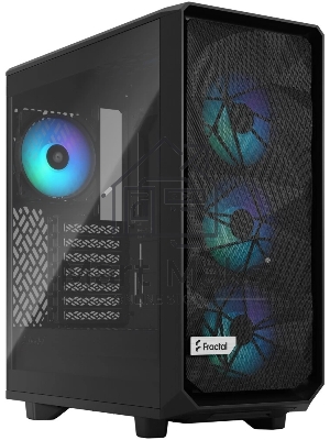 Компьютерный корпус Fractal Design Meshify 2 Compact Lite RGb черный TG Light Tint / FD-C-MEL2C-05