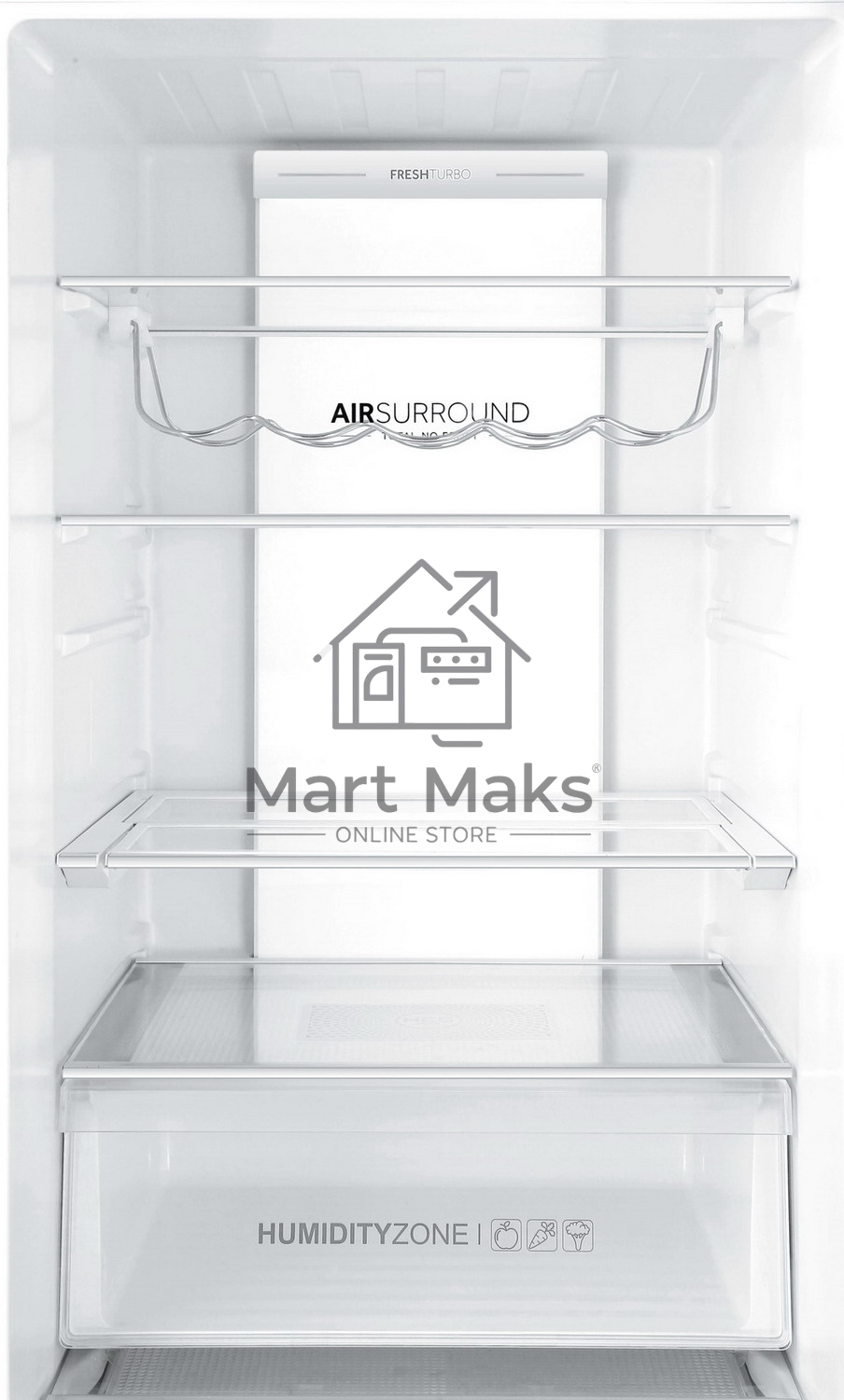 Холодильник Haier C4F740CLBGU1 коричневый двухкамерный 286/115л морозилка снизу, No Frost