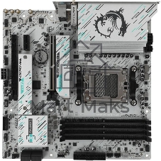 Материнская плата MSI B850M GAMING PLUS WIFI, AM5, AMD B850, 4xDDR5, 4xSATA 6Gb/s, 2xM.2, 1xPCIe 5.0 x16, 1xPCIe 3.0 x1, 1xPCIe 4.0 x4, 1xDisplayPort, 1xHDMI, 1x5Gb LAN, 3xUSB 5Gbps Type-A, 3xUSB 10Gbps Type-A, 1xUSB 10Gbps Type-C, 7.1, microATX