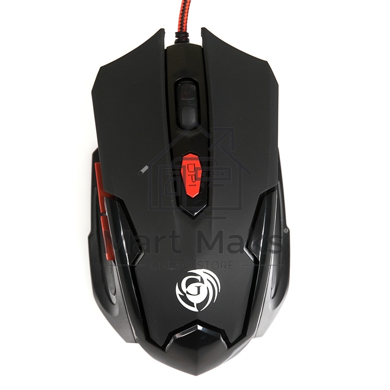 Мышь проводная Dialog Gan-Kata MGK-10U черный, 2400 dpi, USB, кнопки - 6