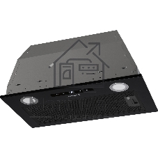 Вытяжка встраиваемая Weissgauff Box 1200 BL черный, 52 см, 900 куб. м/ч, 53 дБ