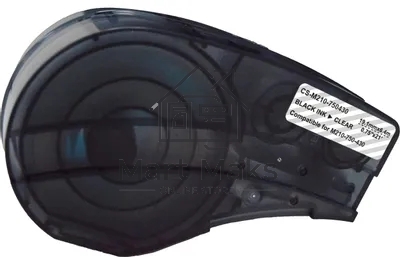 Картридж ленточный Cactus CS-M210-750430 черный шрифт, прозрачный фон (19.1 мм, 6.4 м) для Brady M210/M211/M210-LAB