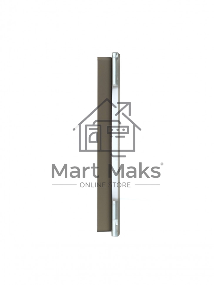 Рамка 1 -местная IEK BRITE РУ-1-2-БрД (BR-M12-G-K30) стекло дымчатый