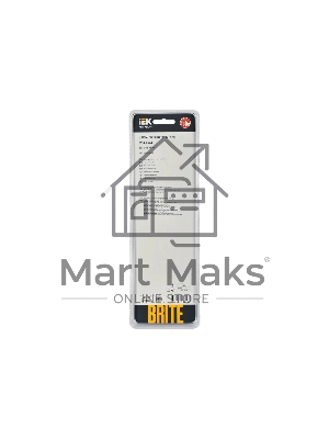 Рамка 4-местная IEK BRITE РУ-4-1-БрА (BR-M42-M-K47) металл алюминий