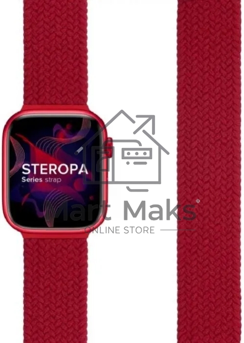 Плетеный нейлоновый ремешок для Apple Watch 38/40 mm LYAMBDA STEROPA DSN-11-40-RD Red
