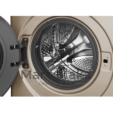 Стиральная машина Weissgauff WM 59411 Direct Drive Inverter Steam Champagne золотистая, загрузка фронтальная 11кг, 1400 об/мин., класс: A+++