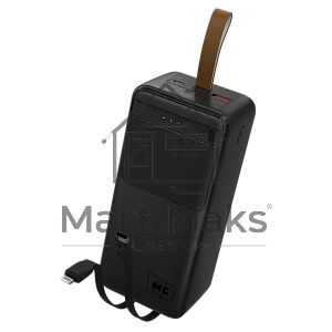 Внешний аккумулятор MORE CHOICE (4620202552839) PB59-40 40000mAh 1USB+1Type-C+1micro USB 3.0A 22.5W PD20WP, черный