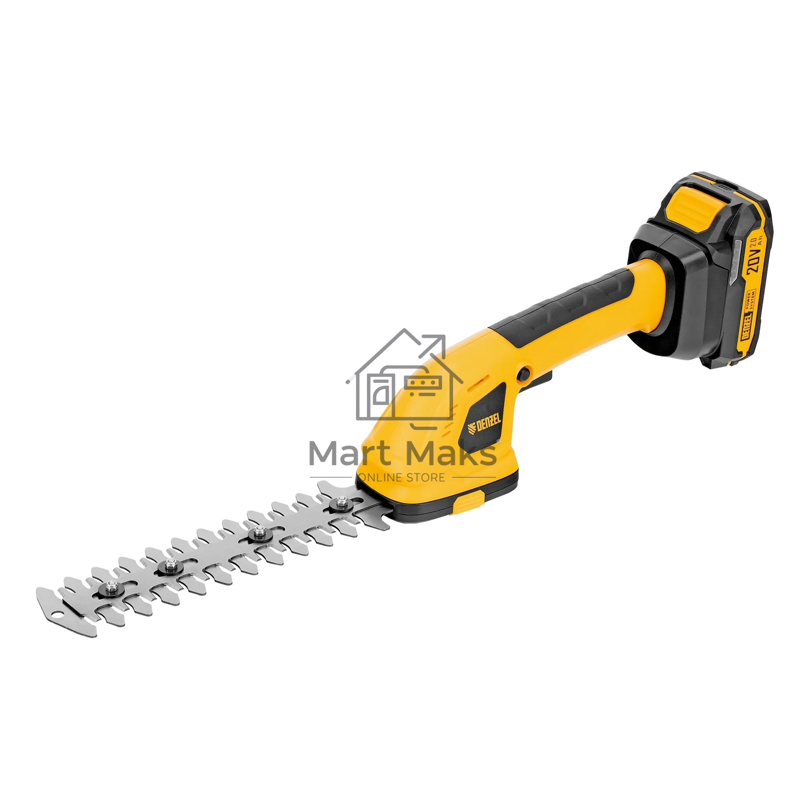 Ножницы-кусторез аккумуляторные Denzel GS-20, Li-Ion, 20 В