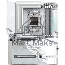 Материнская плата Gigabyte X870 AORUS STEALTH ICE, AM5, AMD X870, 4xDDR5, 2xSATA, 4xM.2, 1xPCIe 5.0 x16, 1xPCIe 4.0 x16, 1xHDMI, 1x5Gb LAN, Wi-Fi 7, Bluetooth 5.4, 2xUSB-C 40Gbps (USB4), 1xUSB-C 10Gbps, 4xUSB-A 10Gbps, 4xUSB-A 5Gbps, 4xUSB-A 2.0, 3x3.5 мм + S/PDIF оптический, 7.1, ATX