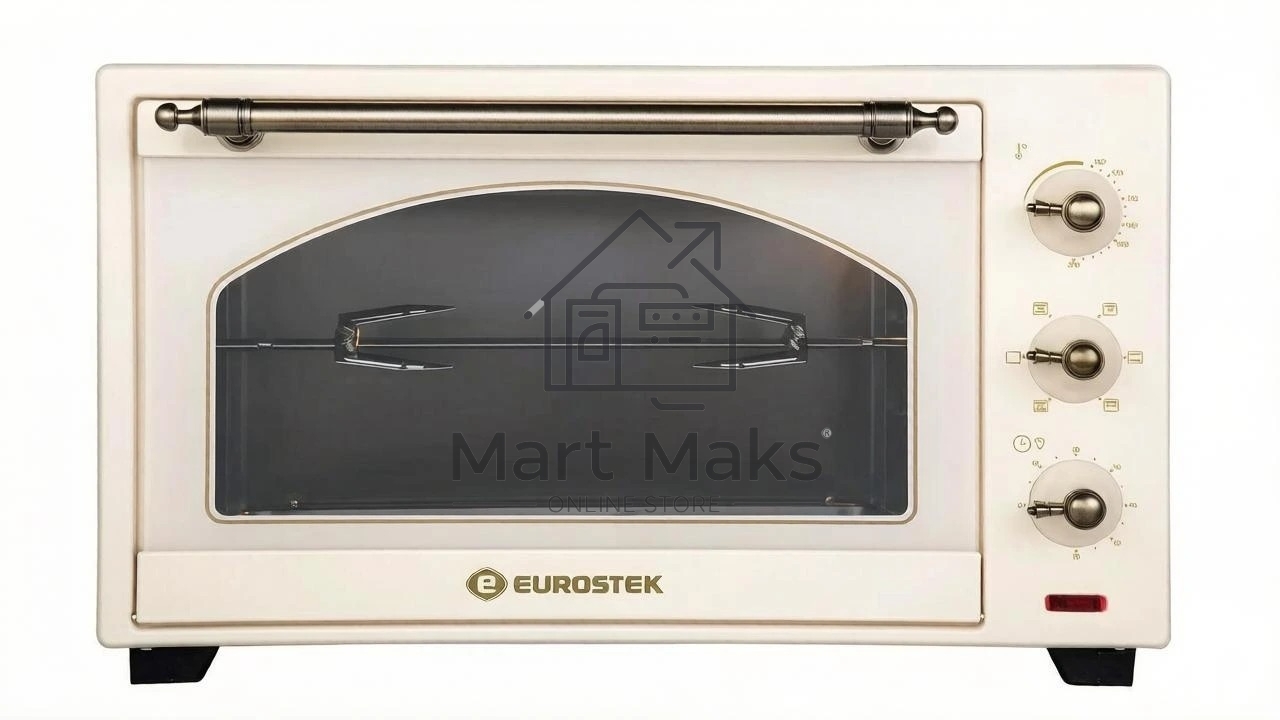 Печь электрическая Eurostek EEO-6002C (60 л, 2000 Вт, Кремовый)