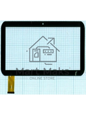 Сенсорное стекло (тачскрин) HN10001 (247*160 мм), черное