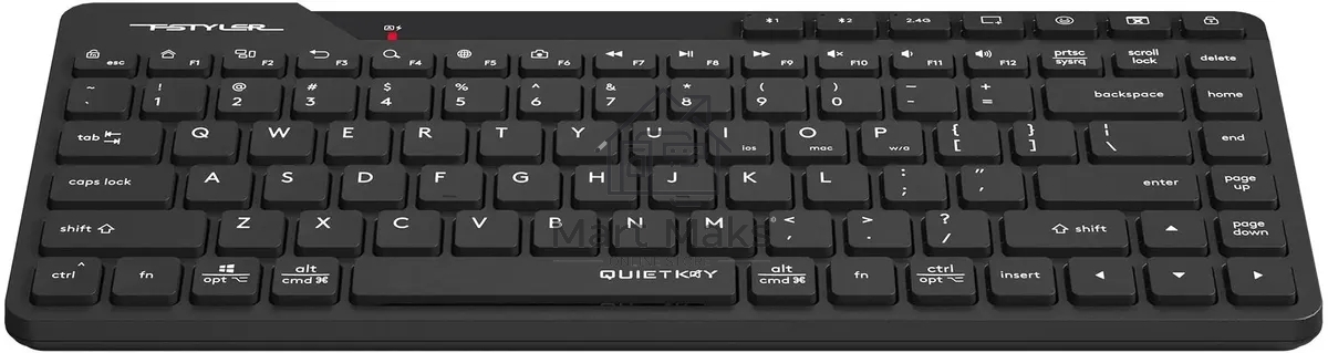 Клавиатура A4Tech Fstyler FBK26C AS беспроводная, USB, Bluetooth/Радиоканал, черный