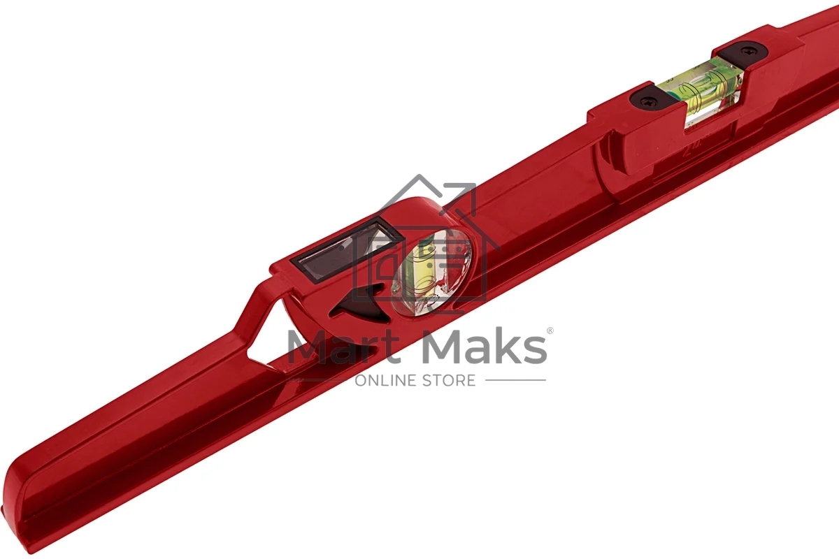 Уровень алюминиевый MATRIX 34907, 600 мм, литой, 2 глазка, ударная площадка