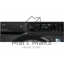 Стирально-сушильная машина AEG LWR73166OE черный, загрузка фронтальная 10 кг, 1600 об/мин., класс: А