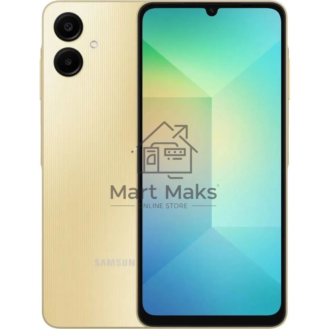 Смартфон Samsung Galaxy A06, 4/128Gb, золотистый