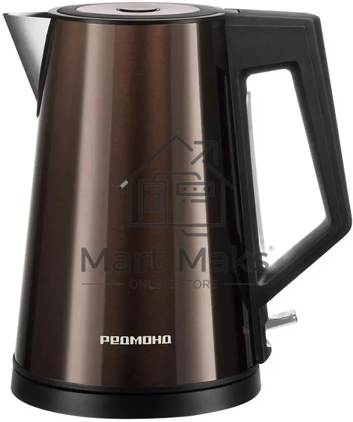 Чайник электрический Redmond KM244 1.7 л, 2200 Вт, коричневый