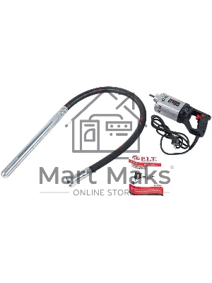 Вибратор электрический ручной для бетона P.I.T. P31035 1100 Вт, 1.5 л.с, 1300 виб/мин, длина вала 1.5 м