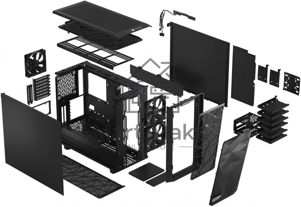 Корпус Fractal Design MESHIFY 2 BLACK / FD-C-MES2A-01