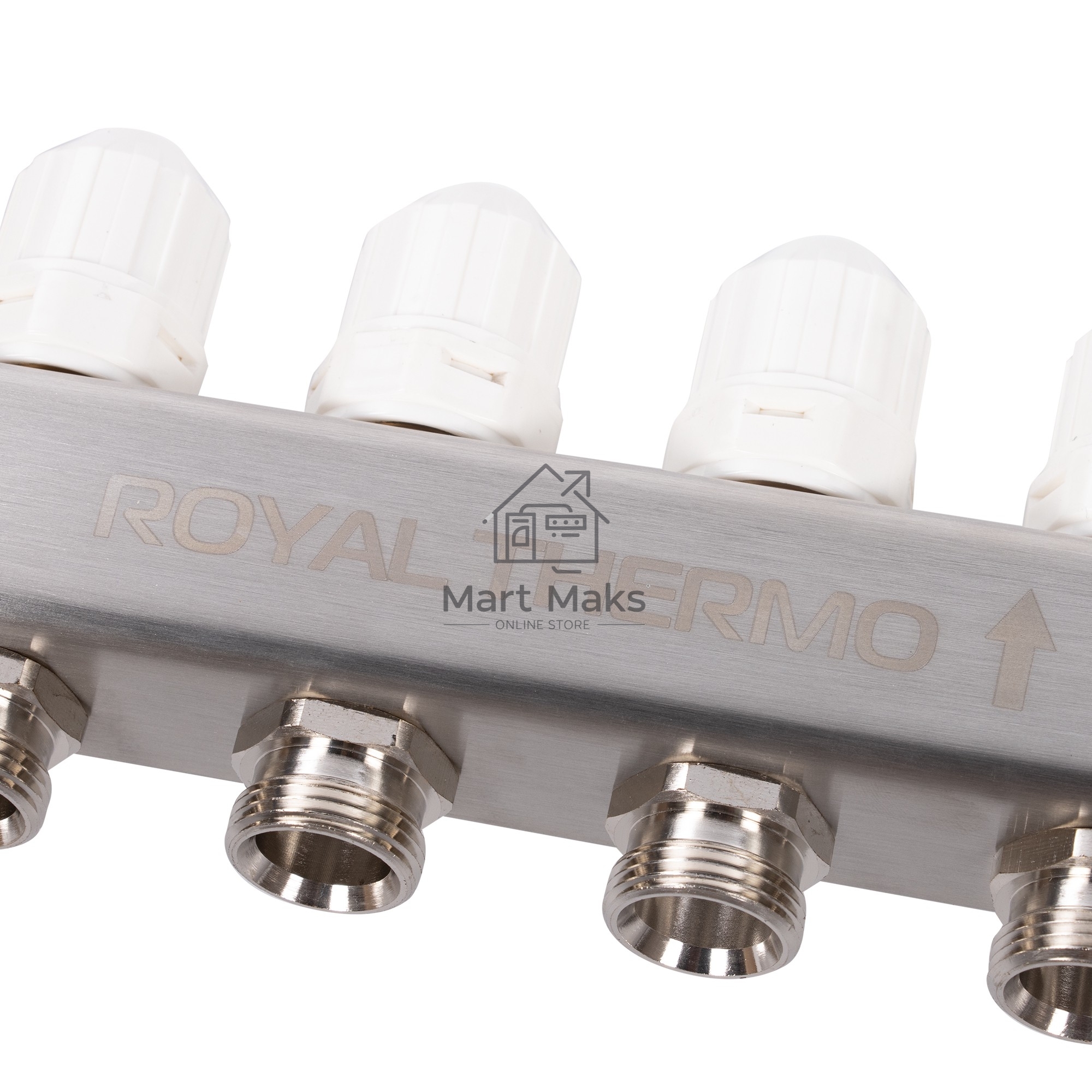 Коллектор Royal Thermo нерж. в сборе с расходомерами 1