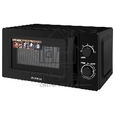 Микроволновая печь Hyundai HYM-M2008 черный, 20 л, 700 Вт, переключатели - поворотный механизм
