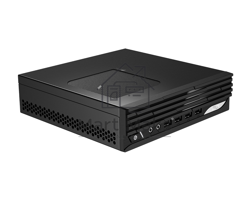 Неттоп MSI Pro DP21 13M Mini Core i3-13100 (3.4GHz), 8Gb DDR4 SO-DIMM, 256GB SSD M.2, Intel UHD Graphics 730, noDVD, WiFi, BT, 120W, VESA, COM Port, Wired keyboard&mouse, noOS, 1y war-ty (9S6-B0A421-672)
