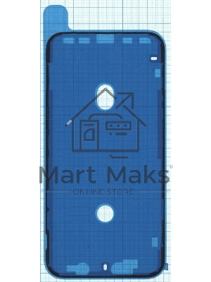 Водозащитная прокладка (проклейка) для iPhone XR, черная