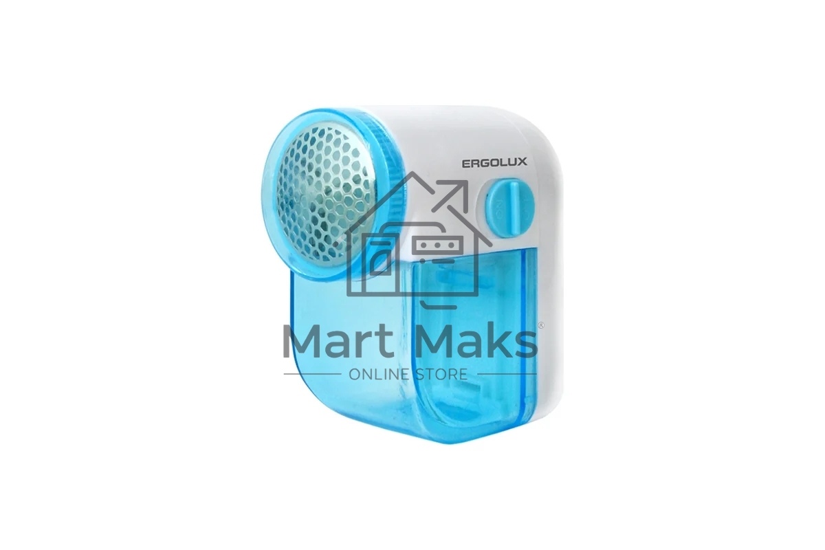 Машинка для удаления катышков ELX-LR01-C40 бел./голуб. (2хLR6(AA)) Ergolux 13136