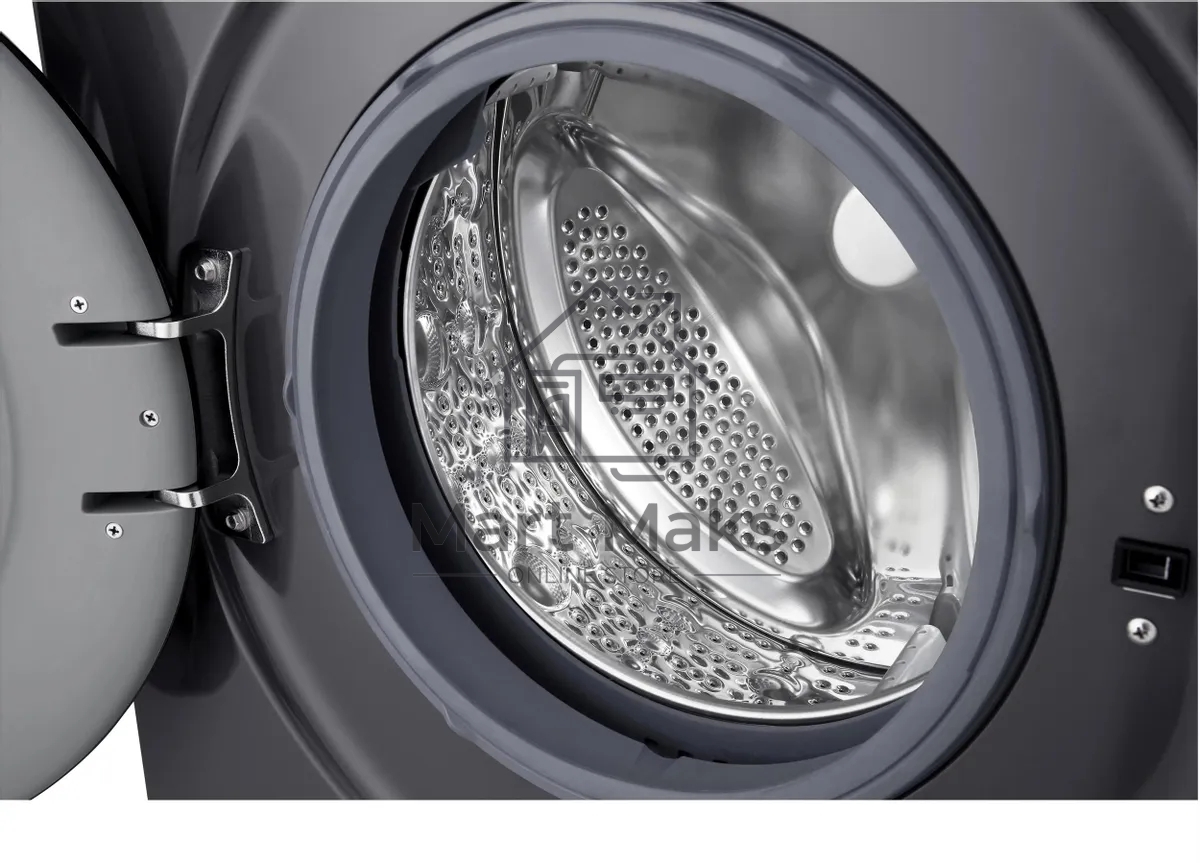 Стиральная машина LG F2Y1WS6J темно-серый, загрузка фронтальная 6,5 кг, 1200 об/мин., класс: A