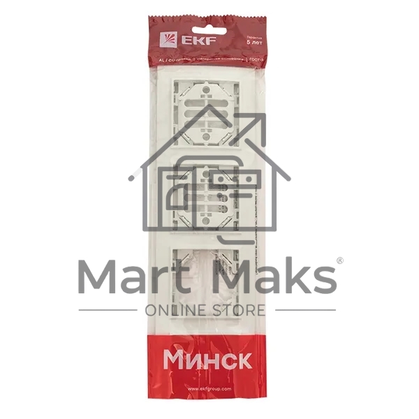 Рамка 4-м Минск горизонтальная бел. Basic EKF ERM-G-304-10