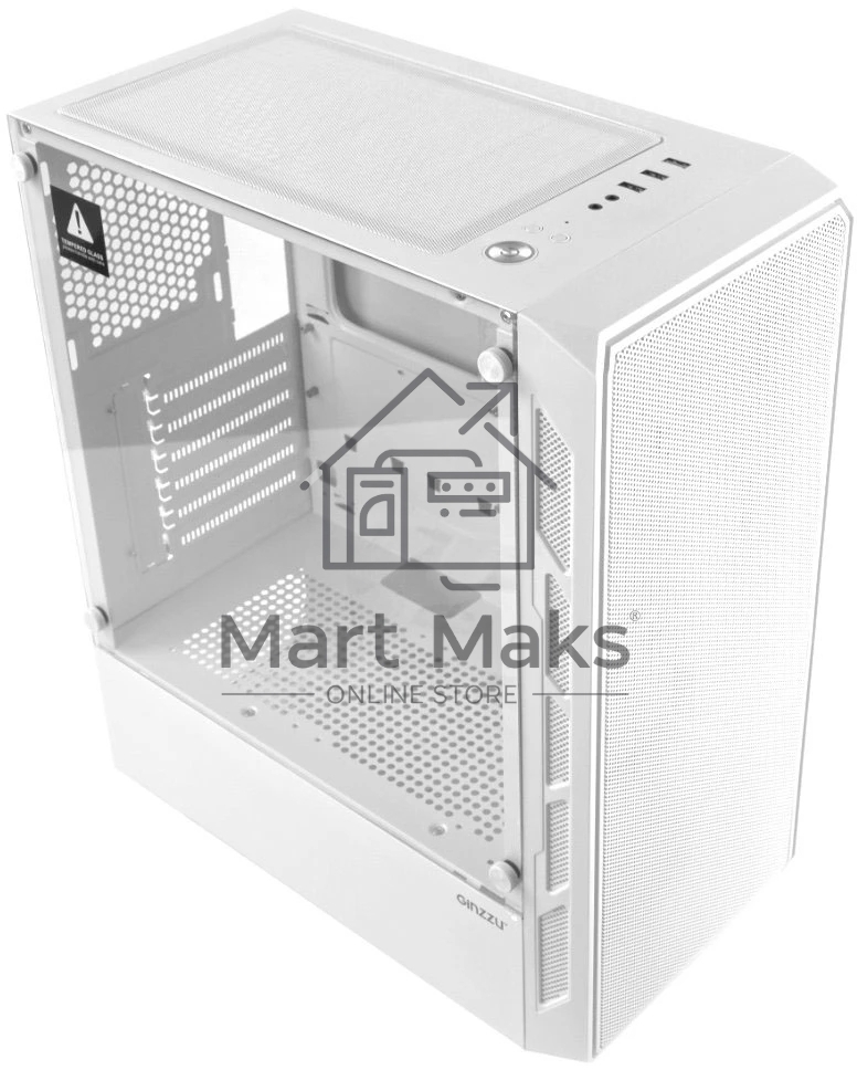 Компьютерный корпус Ginzzu RX130 ATX Белый