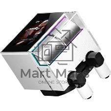 Система водяного охлаждения PcCooler DS360 Display ARGB Soc-AM5/AM4/1200/1700/1851 белый 4-pin 39.8dB Al LCD 310W Ret (DS360-WHAWXY-GL)