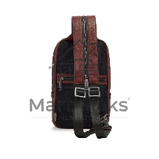 Рюкзак слинг мужской The Bridge Ludovico 053126LZ/1A коричневый натур.кожа