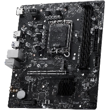 Материнская плата MSI PRO H610M-S DDR4 II, LGA1700, Intel H610, 2xDDR4, 2xSATA, 1xM.2 PCIe 3.0, 1xPCIe 4.0 x16, 1xPCIe 3.0 x1, 1xHDMI, 1x 1Gb LAN, 2xUSB 3.2 Gen1, 4xUSB 2.0, 3x3.5 мм, 7.1, microATX