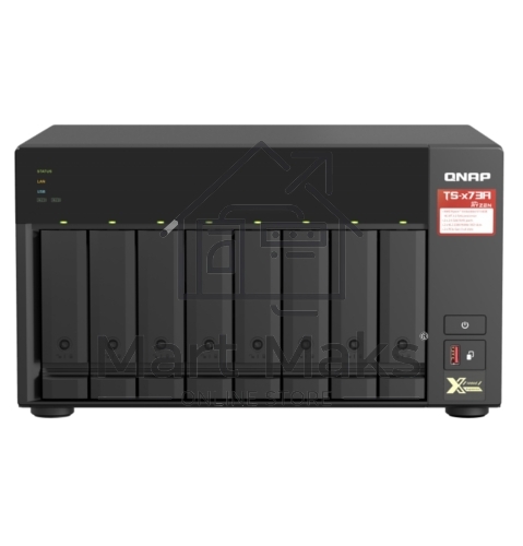 Сетевое хранилище без дисков SMB QNAP TS-873A-8G NAS, 8 trays 3,5