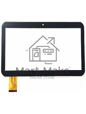 Сенсорное стекло (тачскрин) HN9001-CYHX9001-2 FHX (217*144мм), черное