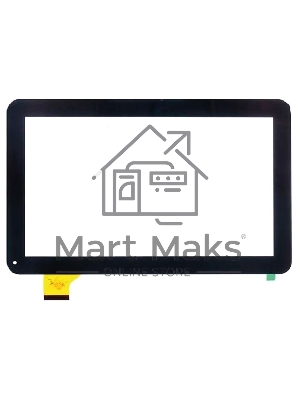 Сенсорное стекло (тачскрин) YCF0464-A, черное